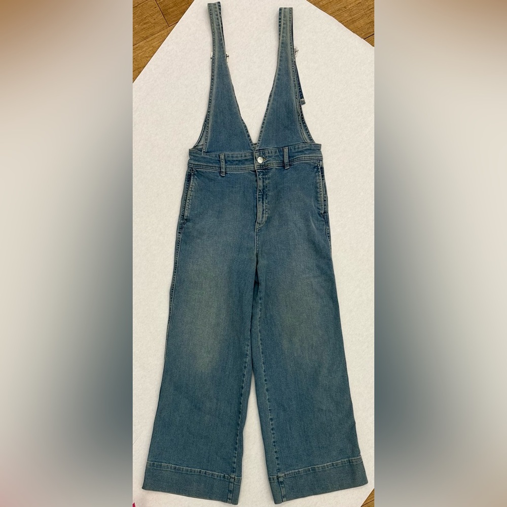 Free People A-Line Denim Overalls - Size 6